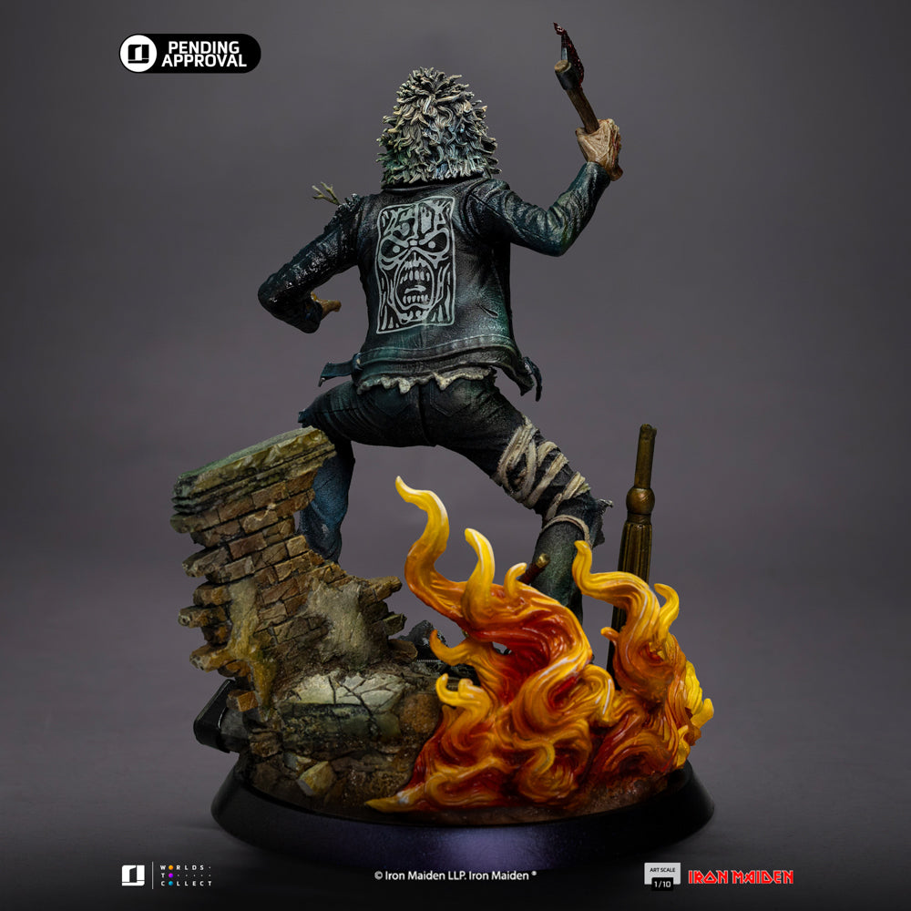 Estátua Eddie 50th Year Anniversary - Iron Maiden - Art Scale 1/10 - Iron Studios_VOUCHER