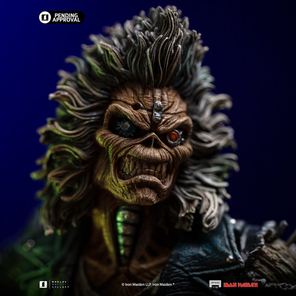 Estátua Eddie 50th Year Anniversary - Iron Maiden - Art Scale 1/10 - Iron Studios_VOUCHER