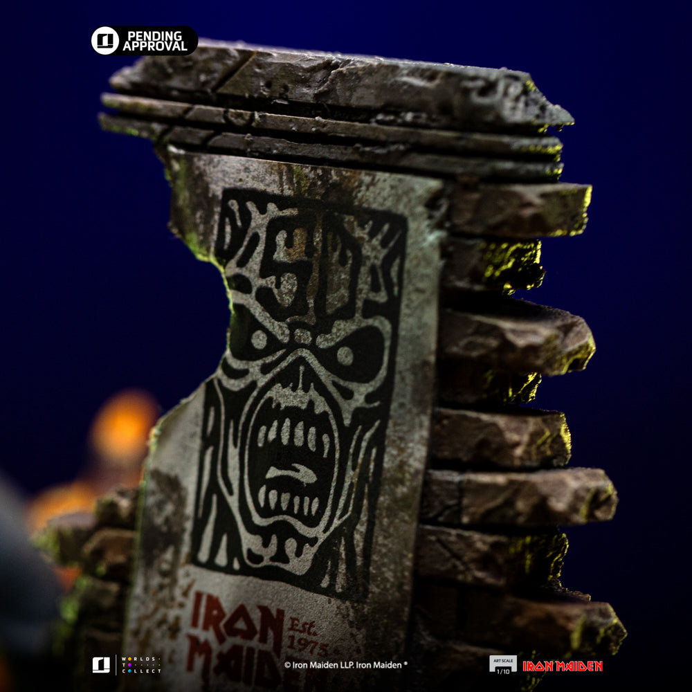 Estátua Eddie 50th Year Anniversary - Iron Maiden - Art Scale 1/10 - Iron Studios_VOUCHER