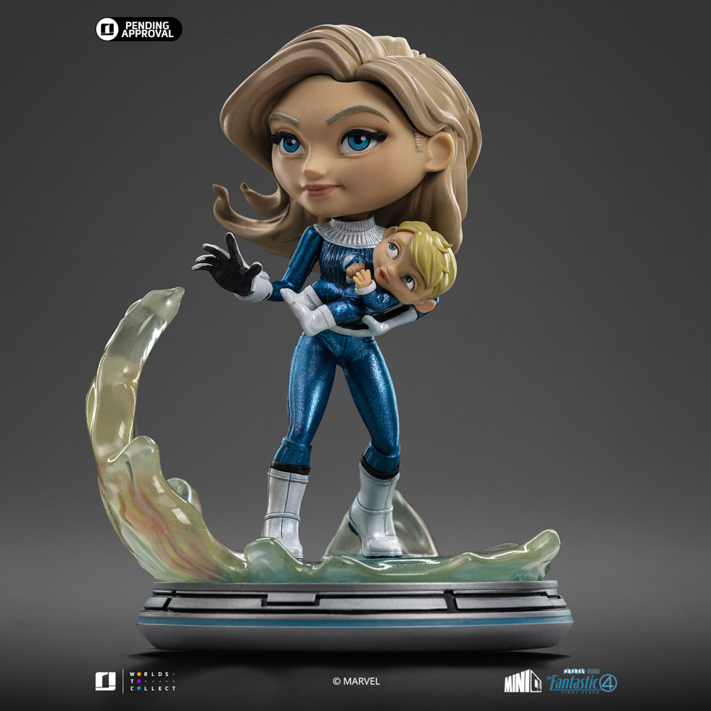 Estátuas Fantastic Four Pack (Metallic Version) - The Fantastic Four: First Steps - Minico - Iron Studios