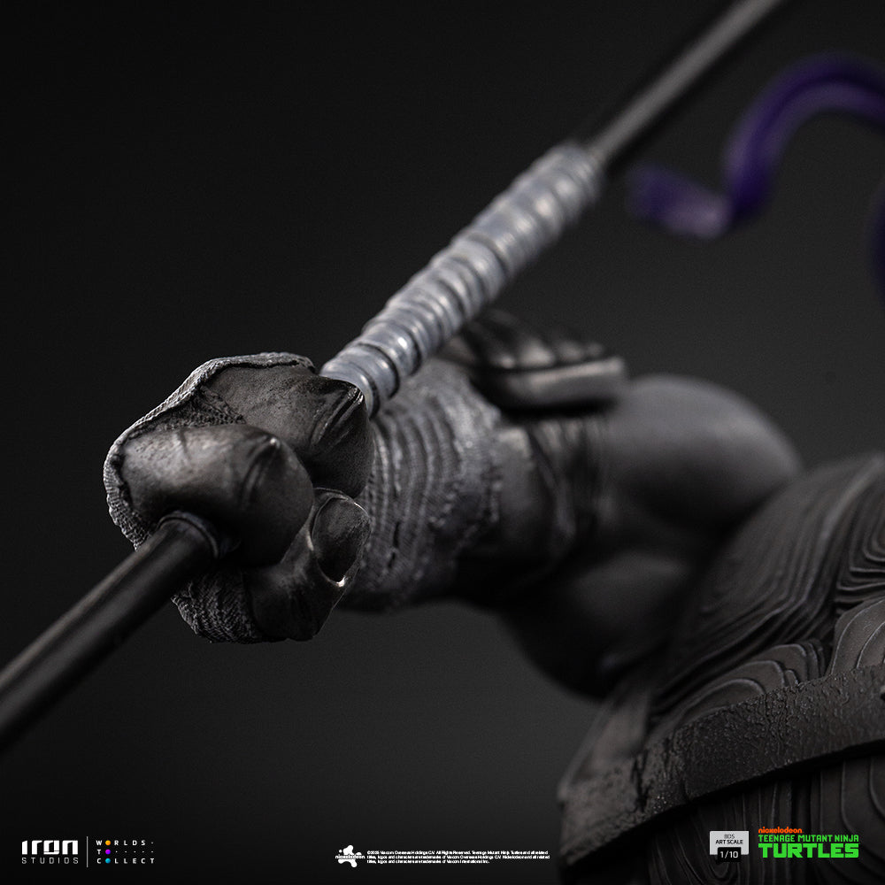 Estátua Donatello (Black and White Variant) - TMNT - BDS Art Scale 1/10 - Iron Studios