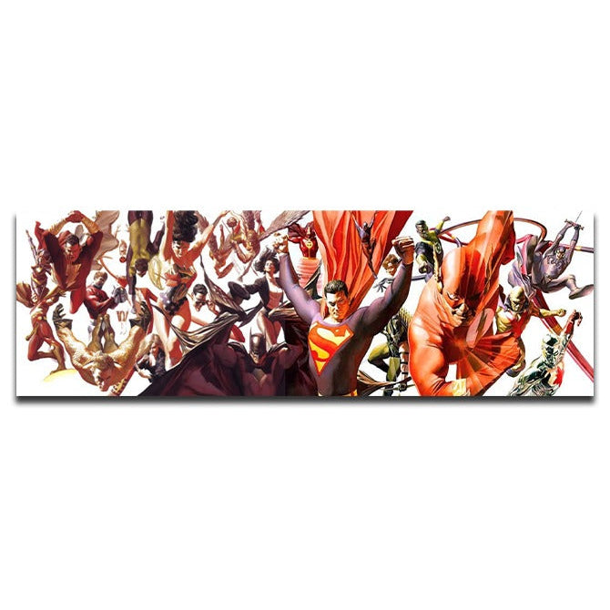 DC Unleashed - Autografado SEM Frame - Alex Ross - Paper - Fine Art