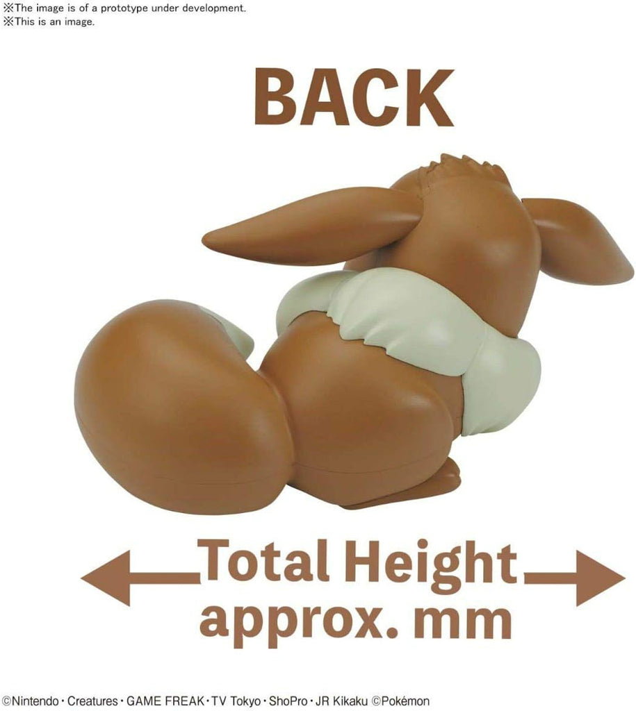 Eevee Goodnight Pose - Pokemon - Quick Model Kit - Bandai