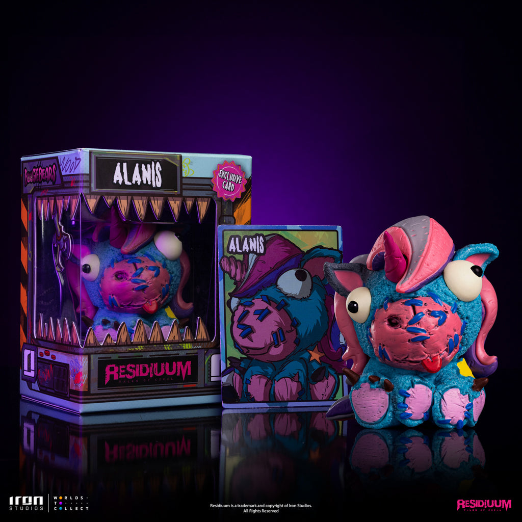 Estátua Alanis Monster - Residiuum Boogie Bears - Monster Scale - Iron Studios