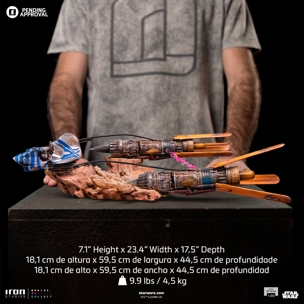 Estátua Anakin's Pod Racer - Star Wars - Demi Scale 1/20 - Iron Studios