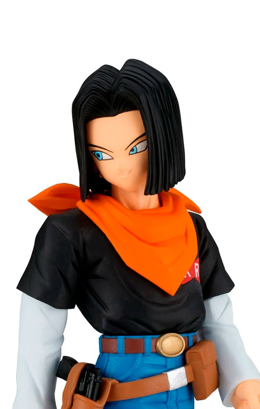 Estátua Android 17 - Dragon Ball Z - Solid Edge Works - Banpresto - Bandai