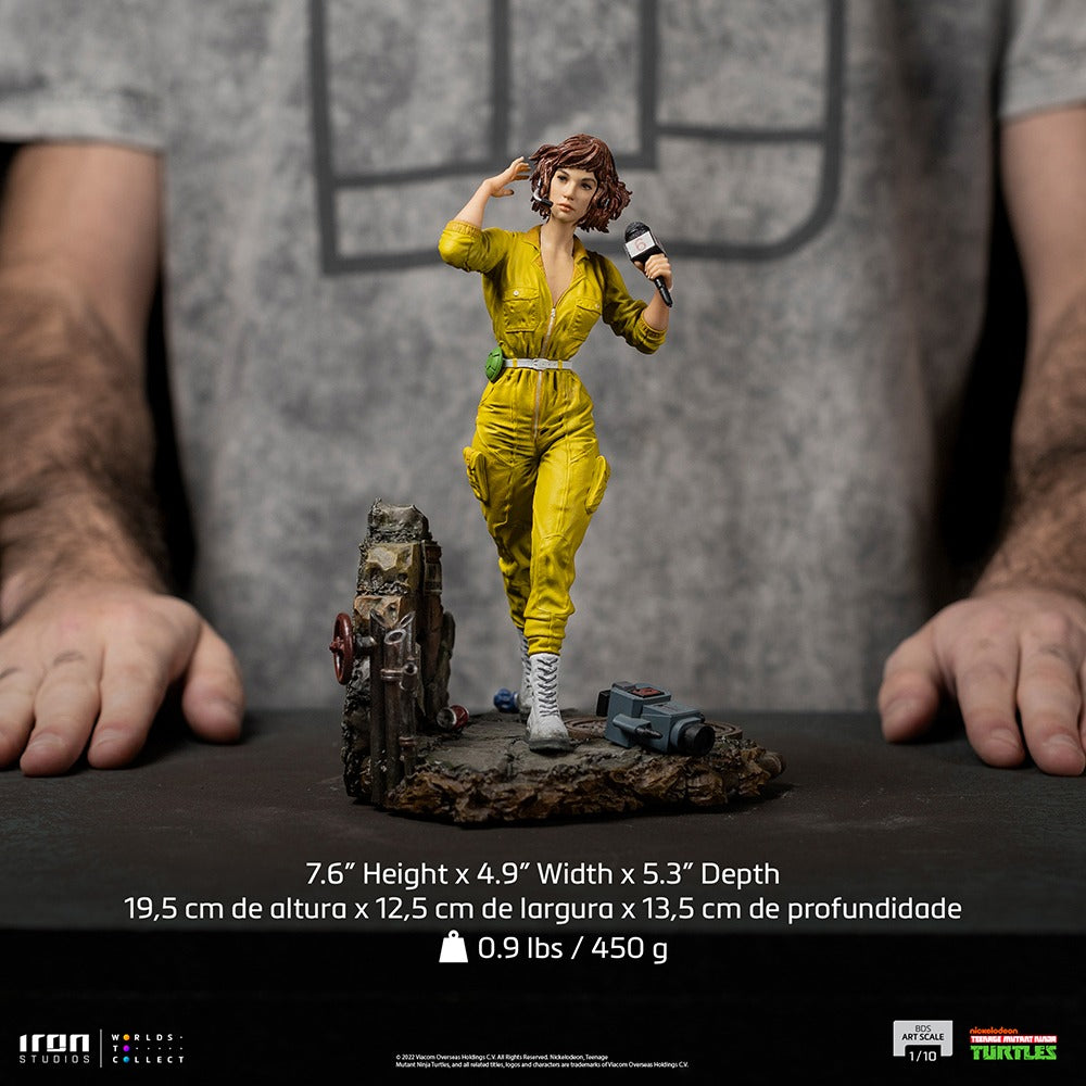 Estátua April O`Neil - Tartarugas Ninja - BDS Art Scale 1/10 - Iron Studios