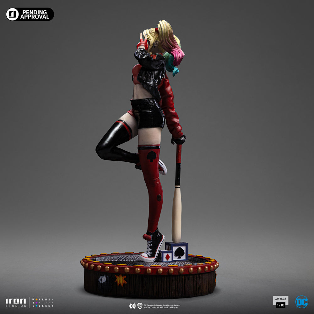 Estátua Arlequina Gotham City Sirens - DC Comics - Art Scale 1/10 - Iron Studios