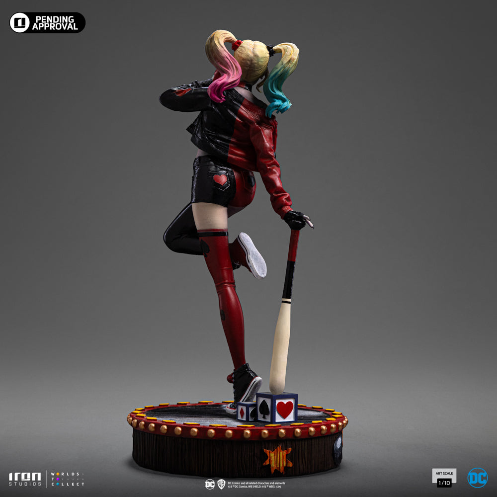 Estátua Arlequina Gotham City Sirens - DC Comics - Art Scale 1/10 - Iron Studios