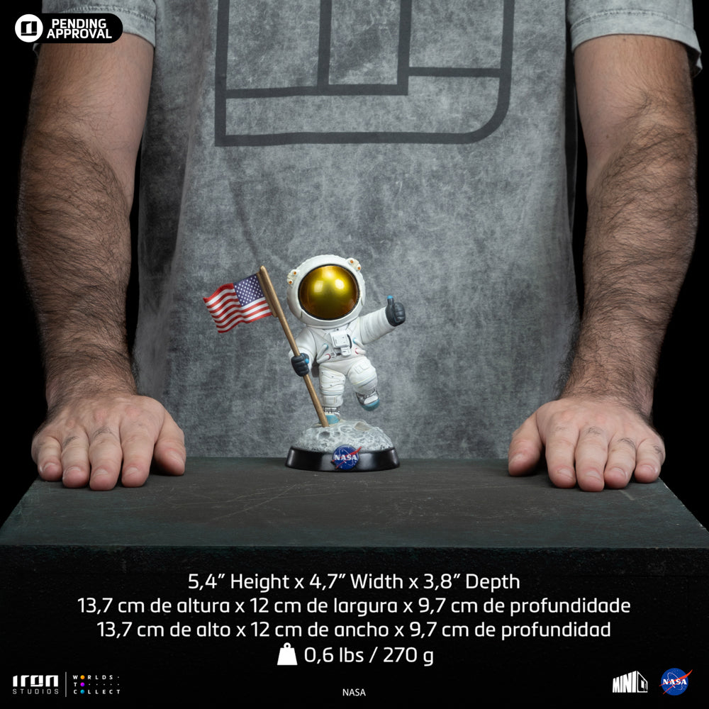 Estátua Astronauta - NASA - MiniCo - Iron Studios