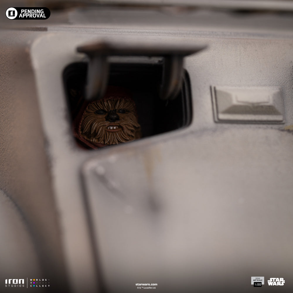 Estátua AT-ST and Chewbacca - Star Wars - Demi Scale 1/20 - Iron Studios