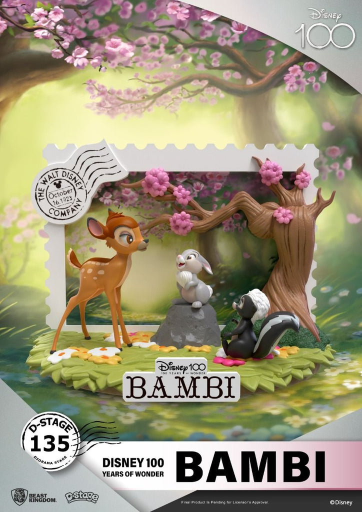 Estátua Bambi - Disney 100 Years - D-Stage - Beast Kingdom