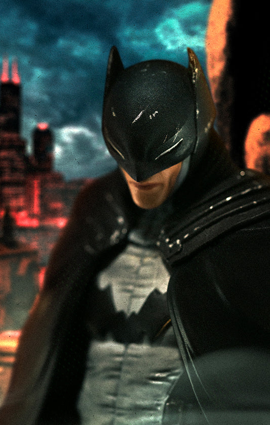 Estátua Batman by Rafael Grampá Signed Version - DC Comics series #9 - Art Scale 1/10 - Iron Studios