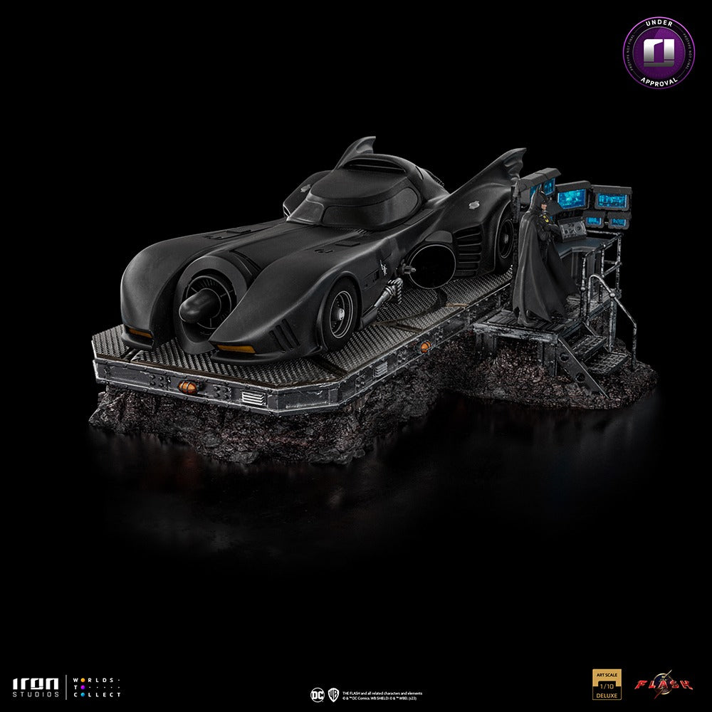 Estátua Batmobile Deluxe - The Flash Movie - Art Scale 1/10 - Iron Studios