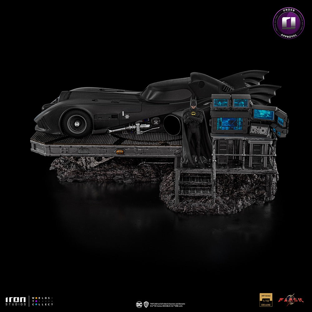 Estátua Batmobile Deluxe - The Flash Movie - Art Scale 1/10 - Iron Studios