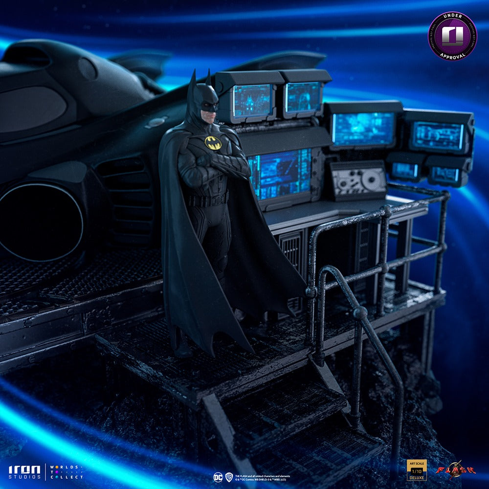 Estátua Batmobile Deluxe - The Flash Movie - Art Scale 1/10 - Iron Studios