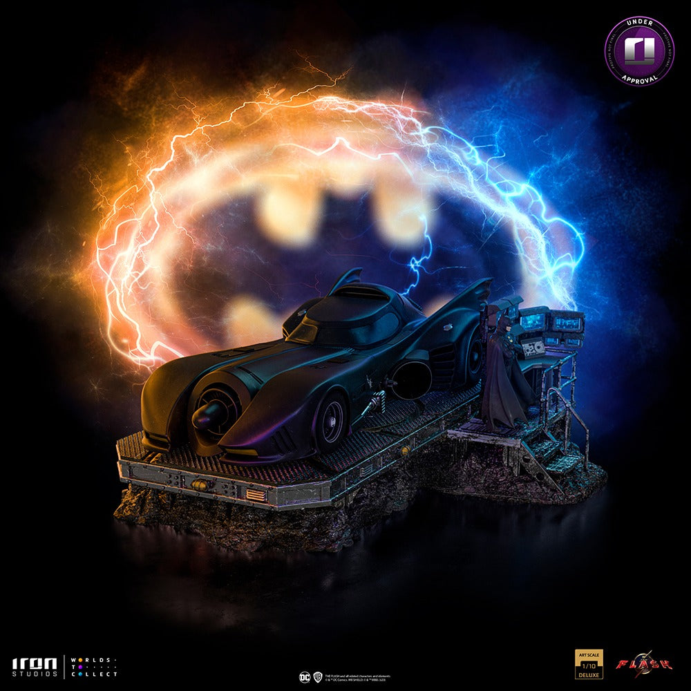 Estátua Batmobile Deluxe - The Flash Movie - Art Scale 1/10 - Iron Studios