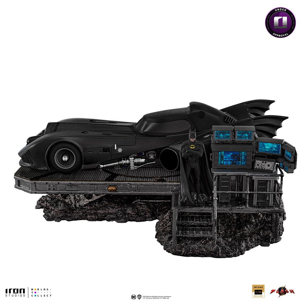 Estátua Batmobile Deluxe - The Flash Movie - Art Scale 1/10 - Iron Studios