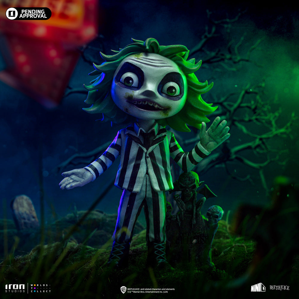 Estátua Besouro Suco - Os Fantasmas se Divertem - MiniCo - Iron Studios