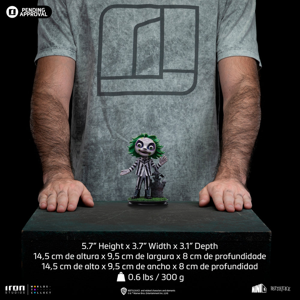 Estátua Besouro Suco - Os Fantasmas se Divertem - MiniCo - Iron Studios