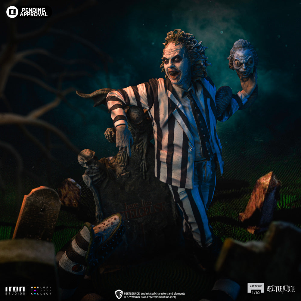 Estátua Besouro Suco - Os Fantasmas se Divertem - MiniCo - Iron Studios