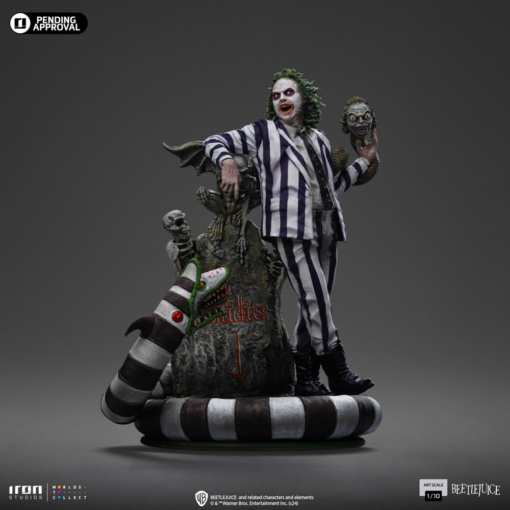 Estátua Besouro Suco Deluxe - Os Fantasmas se Divertem - Art Scale 1/10 - Iron Studios