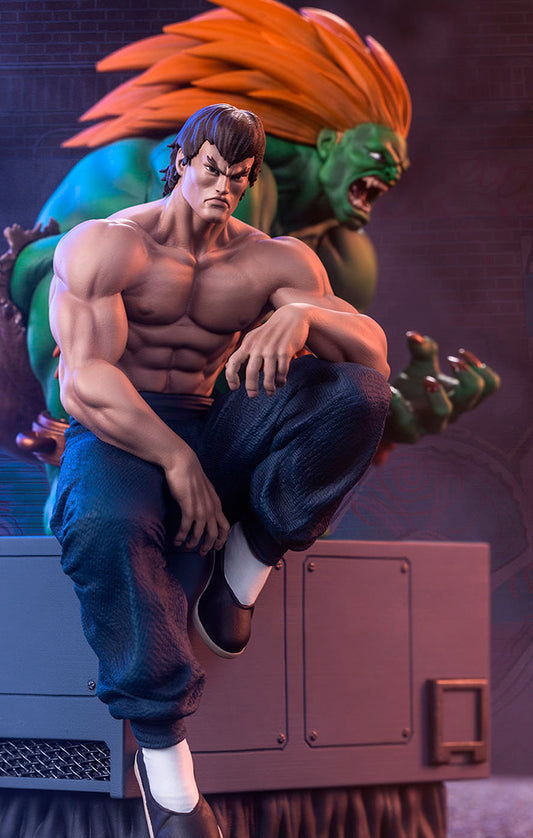 Estátua Blanka and Fei Long - Street Fighter - 1/10 Scale Collectible Set - PCS