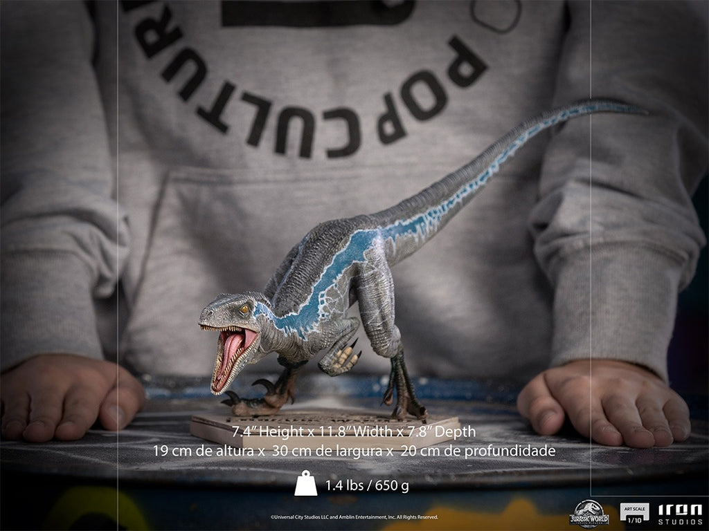 Estátua Blue - Jurassic World Fallen Kingdom - Art Scale 1/10 - Iron Studios