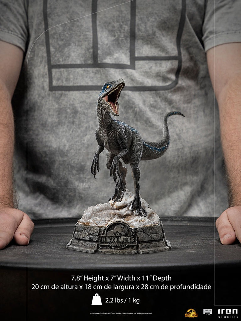 Estátua Blue - Jurassic World: Dominion - Art Scale 1/10 - Iron Studios