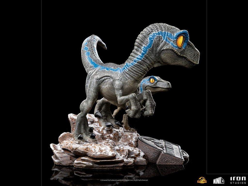 Estátua Blue and Beta - Jurassic World: Dominion - MiniCo - Iron Studios