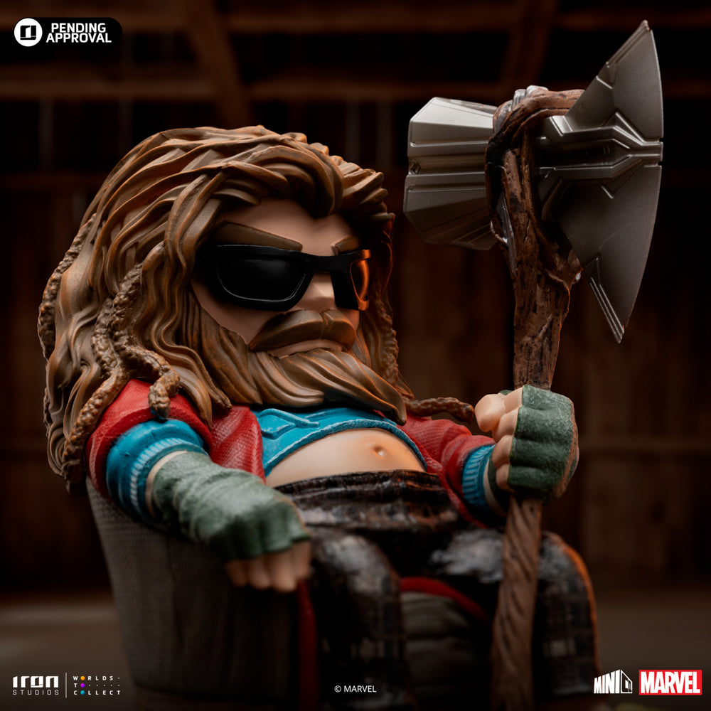 Estátua Bro Thor - Infinity Saga - MiniCo - Iron Studios
