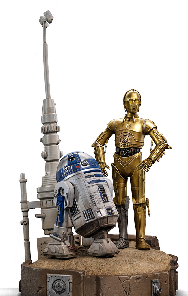Estátua C-3PO and R2-D2 Deluxe - Star Wars - Art Scale 1/10 - Iron Studios