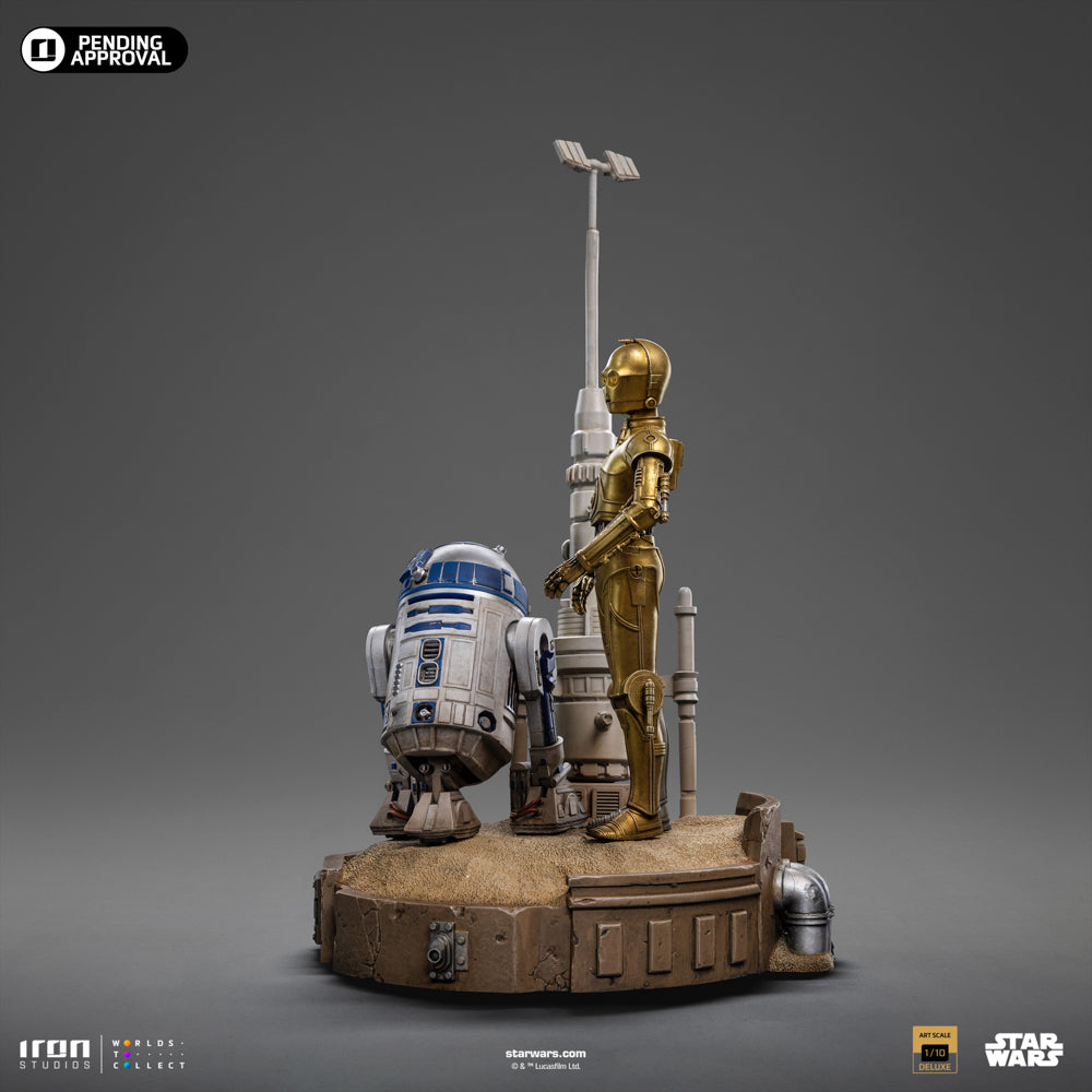 Estátua C-3PO and R2-D2 Deluxe - Star Wars - Art Scale 1/10 - Iron Studios