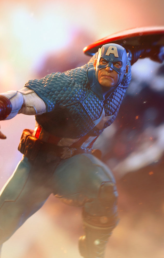 Estátua Capitão América - Infinit Gauntlet Diorama - BDS Art Scale 1/10 - Iron Studios