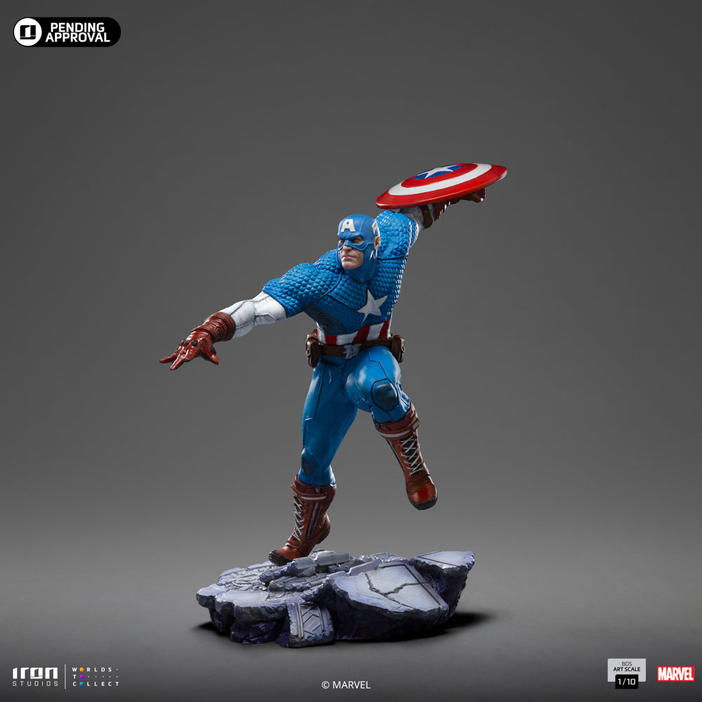 Estátua Capitão América - Infinit Gauntlet Diorama - BDS Art Scale 1/10 - Iron Studios