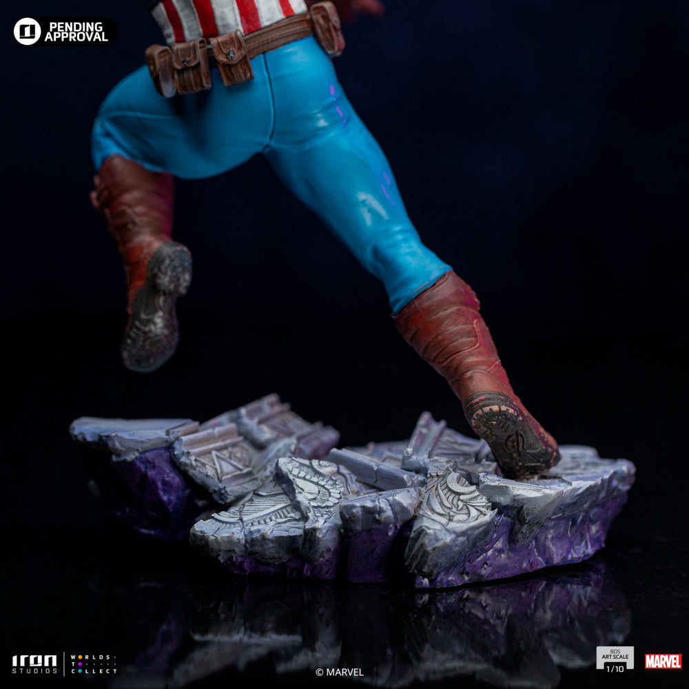 Estátua Capitão América - Infinit Gauntlet Diorama - BDS Art Scale 1/10 - Iron Studios