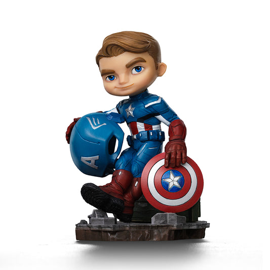 Estátua Capitão América - The Infinity Saga - MiniCo - Iron Studios