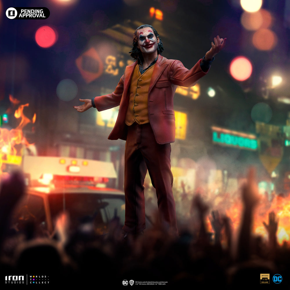 Estátua Coringa Arthur Fleck Deluxe - Coringa - Art Scale 1/10 - Iron Studios