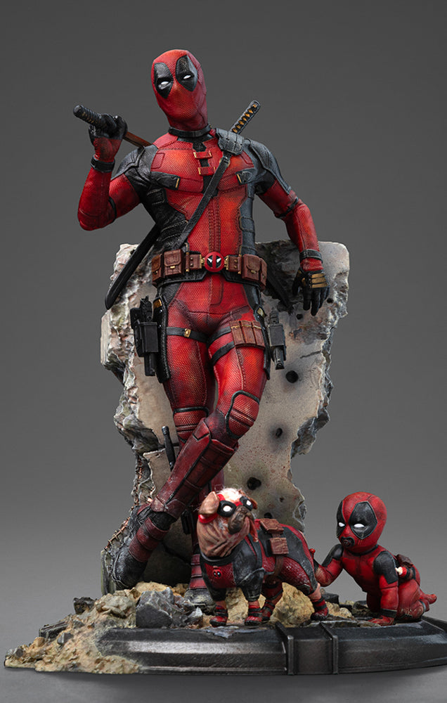 Estátua Deadpool - Deadpool & Wolverine - Art Scale 1/10 - Iron Studios