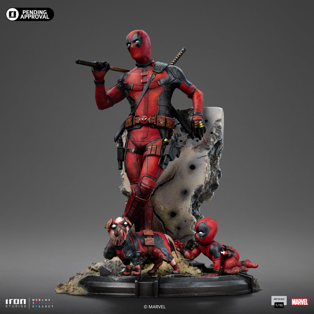 Estátua Deadpool - Deadpool & Wolverine - Art Scale 1/10 - Iron Studios