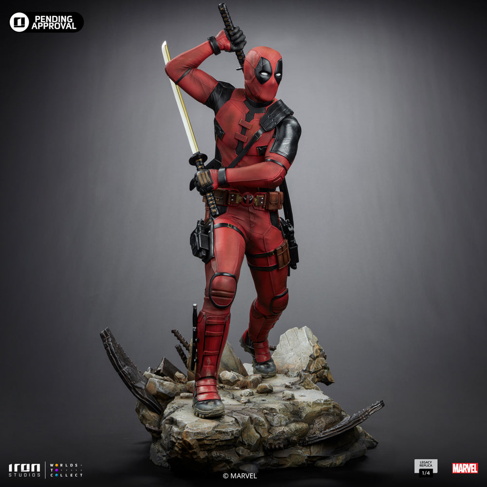 Estátua Deadpool - Deadpool & Wolverine - Legacy Replica 1/4 - Iron Studios