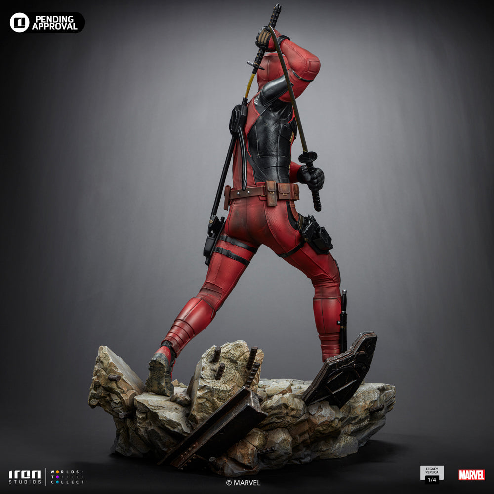 Estátua Deadpool - Deadpool & Wolverine - Legacy Replica 1/4 - Iron Studios