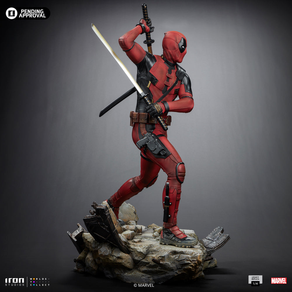 Estátua Deadpool - Deadpool & Wolverine - Legacy Replica 1/4 - Iron Studios