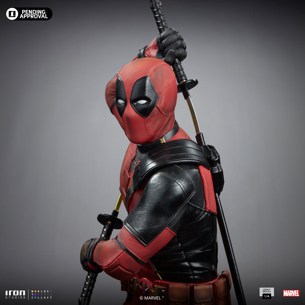 Estátua Deadpool - Deadpool & Wolverine - Legacy Replica 1/4 - Iron Studios