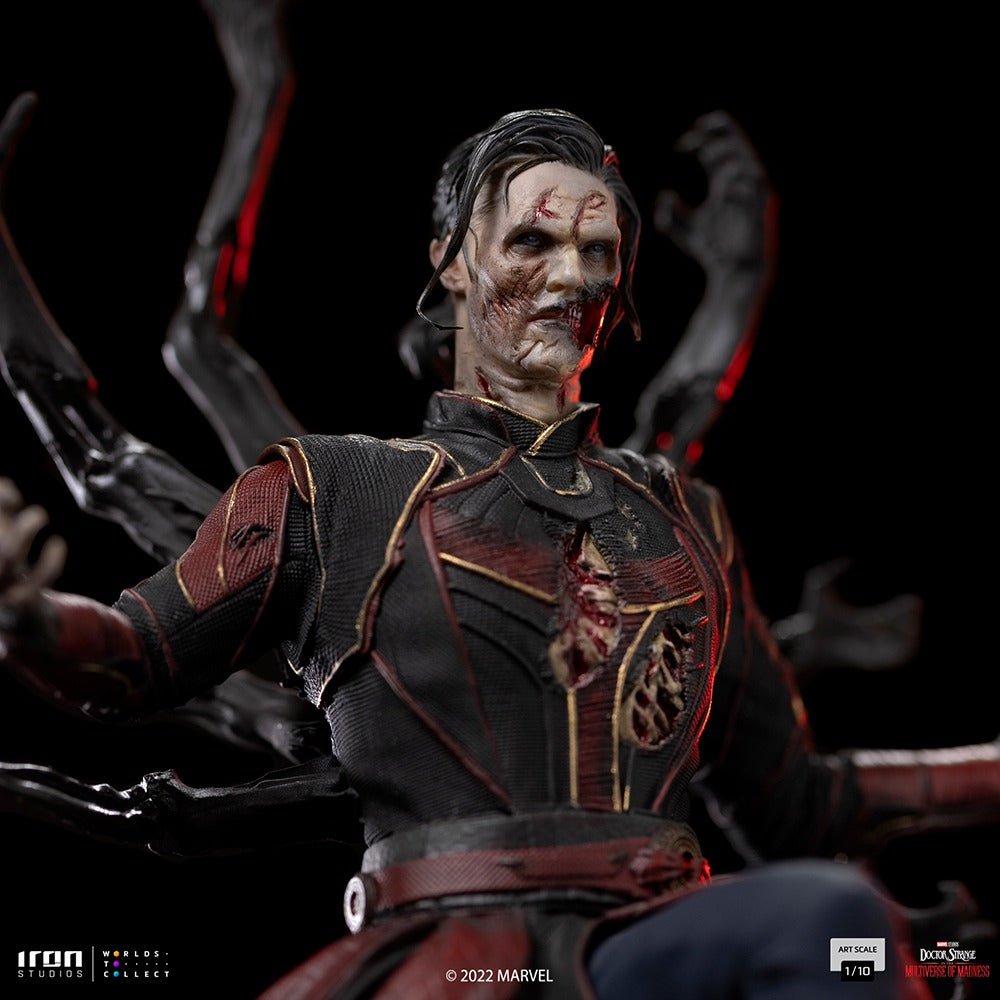 Estátua Defensor Estranho Zumbi - Dr Estranho no Multiverso da Loucura - Art Scale 1/10 - Iron Studios