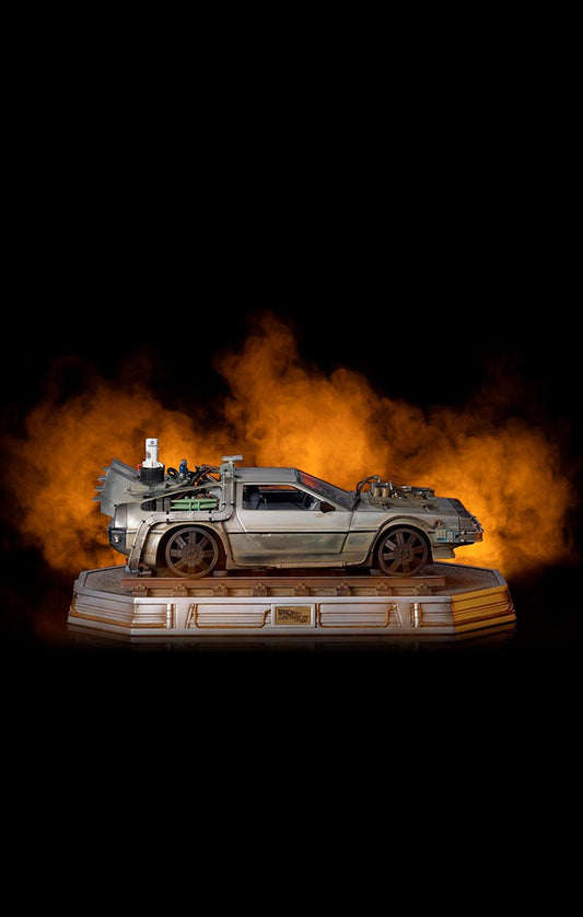 Estátua Delorean - De Volta para o Futuro III - Art Scale 1/10 - Iron Studios