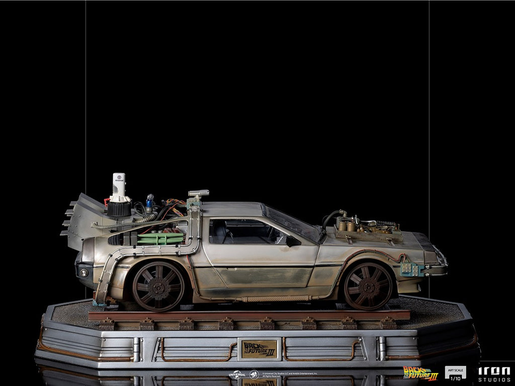Estátua Delorean - De Volta para o Futuro III - Art Scale 1/10 - Iron Studios
