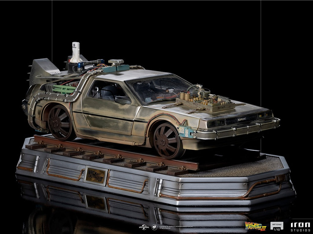 Estátua Delorean - De Volta para o Futuro III - Art Scale 1/10 - Iron Studios