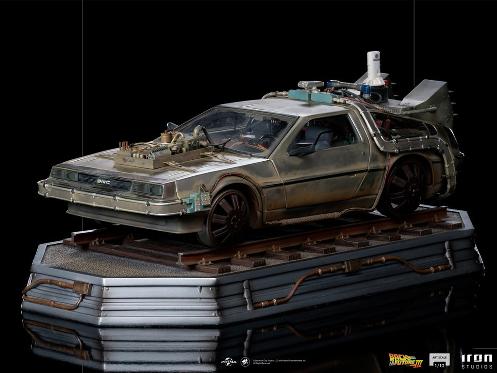 Estátua Delorean - De Volta para o Futuro III - Art Scale 1/10 - Iron Studios