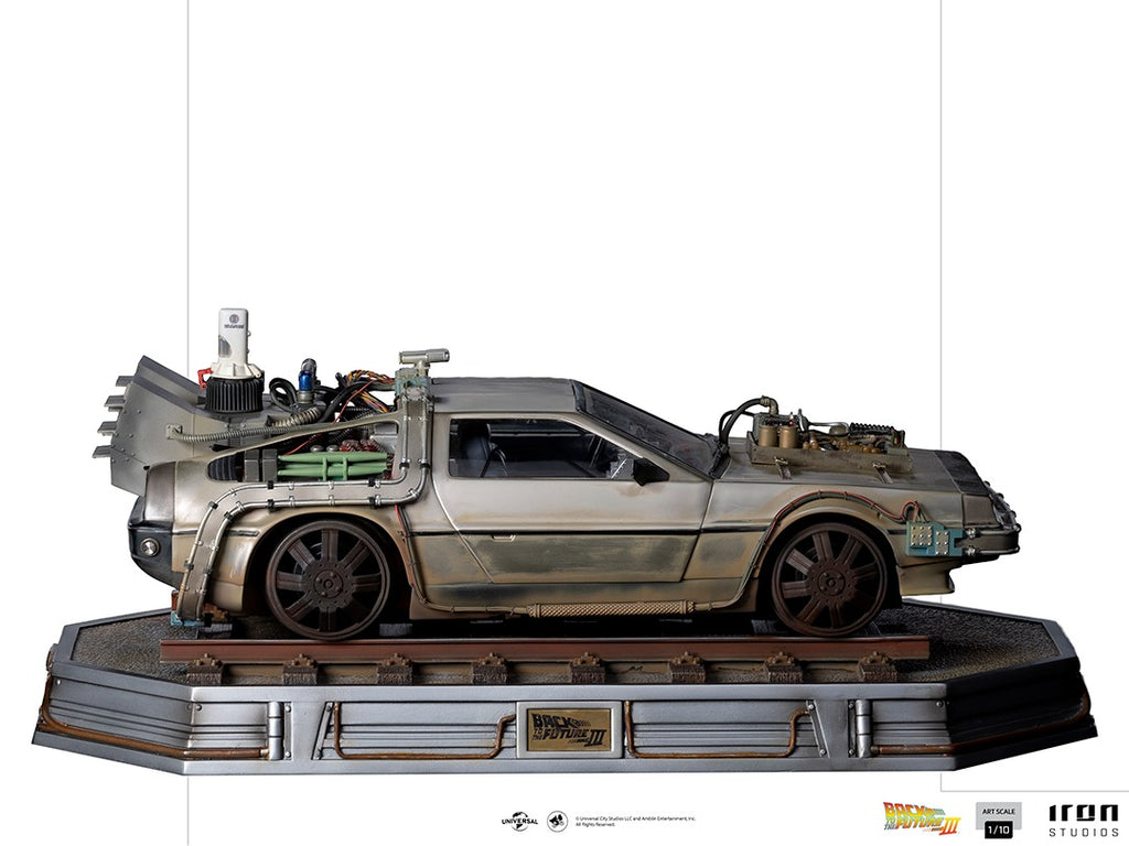 Estátua Delorean - De Volta para o Futuro III - Art Scale 1/10 - Iron Studios